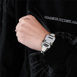 Hipster Hip-hop Thick Chain Metal Lock Necklace