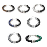Punk Style Stone Chain Men's Bracelet