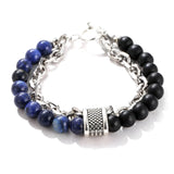 Punk Style Stone Chain Men's Bracelet