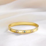 Zircon Stainless Steel Bracelet for Men and Women