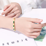 Zircon Stainless Steel Bracelet for Men and Women