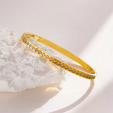 Zircon Stainless Steel Bracelet for Men and Women