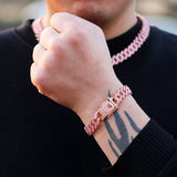 12mm Cuban Chain Men's Necklace Gold-plated Hip-hop Choker