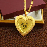 Heart-Shaped Photo Box 18K Plated Love Necklace Pendant