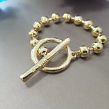 Electroplating 925 Silver 14 K Charm Beads Bracelet Jewelry