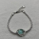 925 Silver Crystal Bracelet - Elegant Jewelry Gift