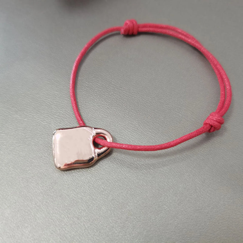925 Silver Red Rope Three-color Lock Bracelet Bless Jewelry Gift