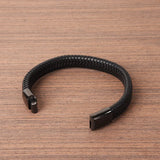 PU Leather Punk Wind Braided Bracelet Men's Jewelry