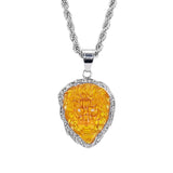 Personality Resin Lion Head Necklace Street Hip-hop Chain