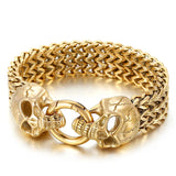 Punk Skull Bracelet Titanium Steel