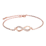 Geometric Rose S925 Sterling Silver Bracelet for Women