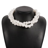 Elegant Multilayer Pearl Necklace for Girls