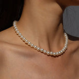 Elegant Multilayer Pearl Necklace for Girls