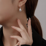 Water Drop Metal Dangle Earrings for Women