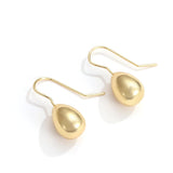 Water Drop Metal Dangle Earrings for Women