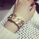 European American Style Woven Twist Chain Bracelet