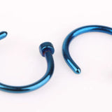Titanium Nose Ring Stainless Steel False Nose Ring Piercing Jewelry