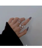 European & American Zircon Diamond Finger Ring