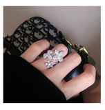 European & American Zircon Diamond Finger Ring