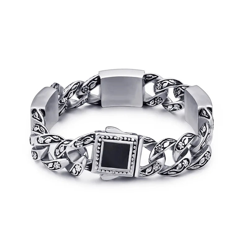 Retro Men's Titanium Steel Bracelet