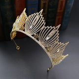Baroque Rhinestone Bride Crown Hair Band Wedding Dress Accessories