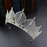 Baroque Rhinestone Bride Crown Hair Band Wedding Dress Accessories