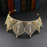 Baroque Rhinestone Bride Crown Hair Band Wedding Dress Accessories
