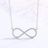 Elegant S925 Silver Necklace with Pink Diamond for Wedding Anniversary