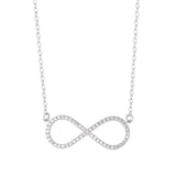 Elegant S925 Silver Necklace with Pink Diamond for Wedding Anniversary
