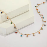 Hand Beaded Collarbone Chain Necklace Jewelry Party Wear