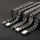 Punk Skull Titanium Steel Men's Bracelet