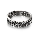 Punk Skull Titanium Men's Bracelet