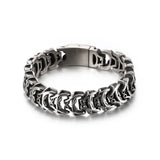 Punk Skull Titanium Men's Bracelet