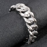 Men's Titanium Steel Smooth Bracelet