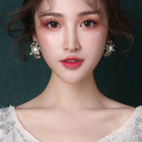 Retro Pearl Earrings for Banquet Dress