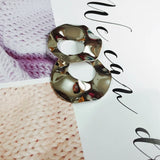 Geometric DIY Earrings Copper Accessories Single Hole