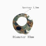 Geometric DIY Earrings Copper Accessories Single Hole