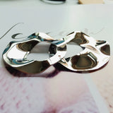 Geometric DIY Earrings Copper Accessories Single Hole