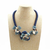 Exaggerated Retro French Resin Fancy Necklace