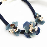 Exaggerated Retro French Resin Fancy Necklace