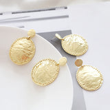 Exaggerated Oval S925 Silver Ear Nail DIY Earring Material