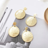 Exaggerated Oval S925 Silver Ear Nail DIY Earring Material