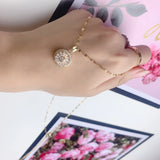 Zircon Windmill Pendant Necklace