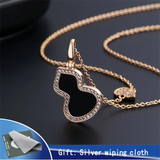 S925 Sterling Silver Red Agate Necklace with Rose Diamond Fritillaria Chain