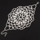 European & American Hollow-out Flower Bracelet