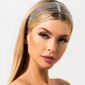 Rhinestone Crystal Hair Band Bridal Jewelry Headdress