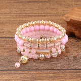 European American Tassel Multi-Layer Bracelet Bijoux Femme