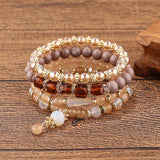European American Tassel Multi-Layer Bracelet Bijoux Femme