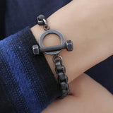 European American Jewelry Steel Bracelet Men's Fitness Trinkets