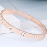 European & American LOVE Bracelet Full Diamond Titanium Steel - Female